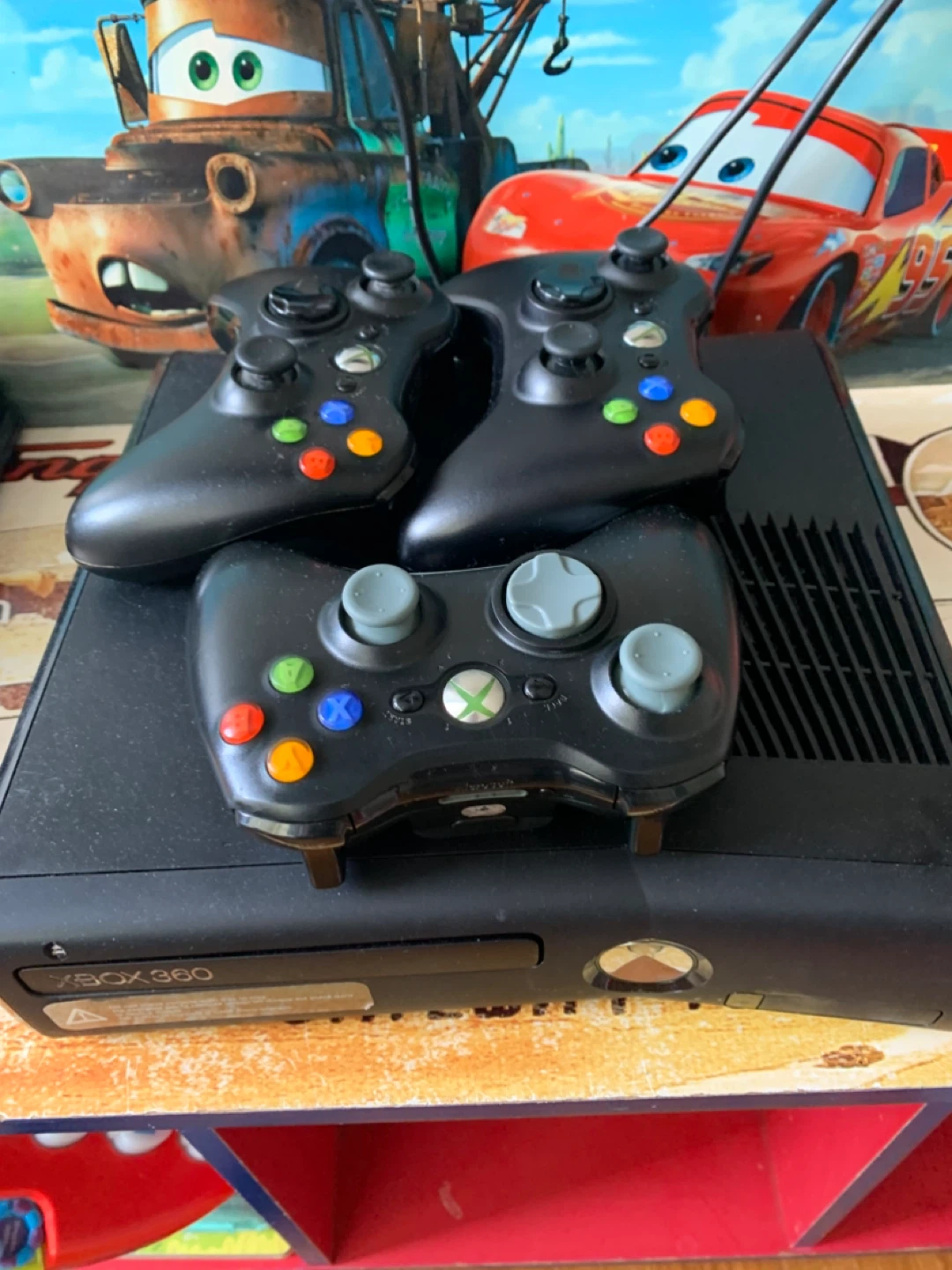 Modded Xbox 360 Kinect Sensor with 3 Controllers