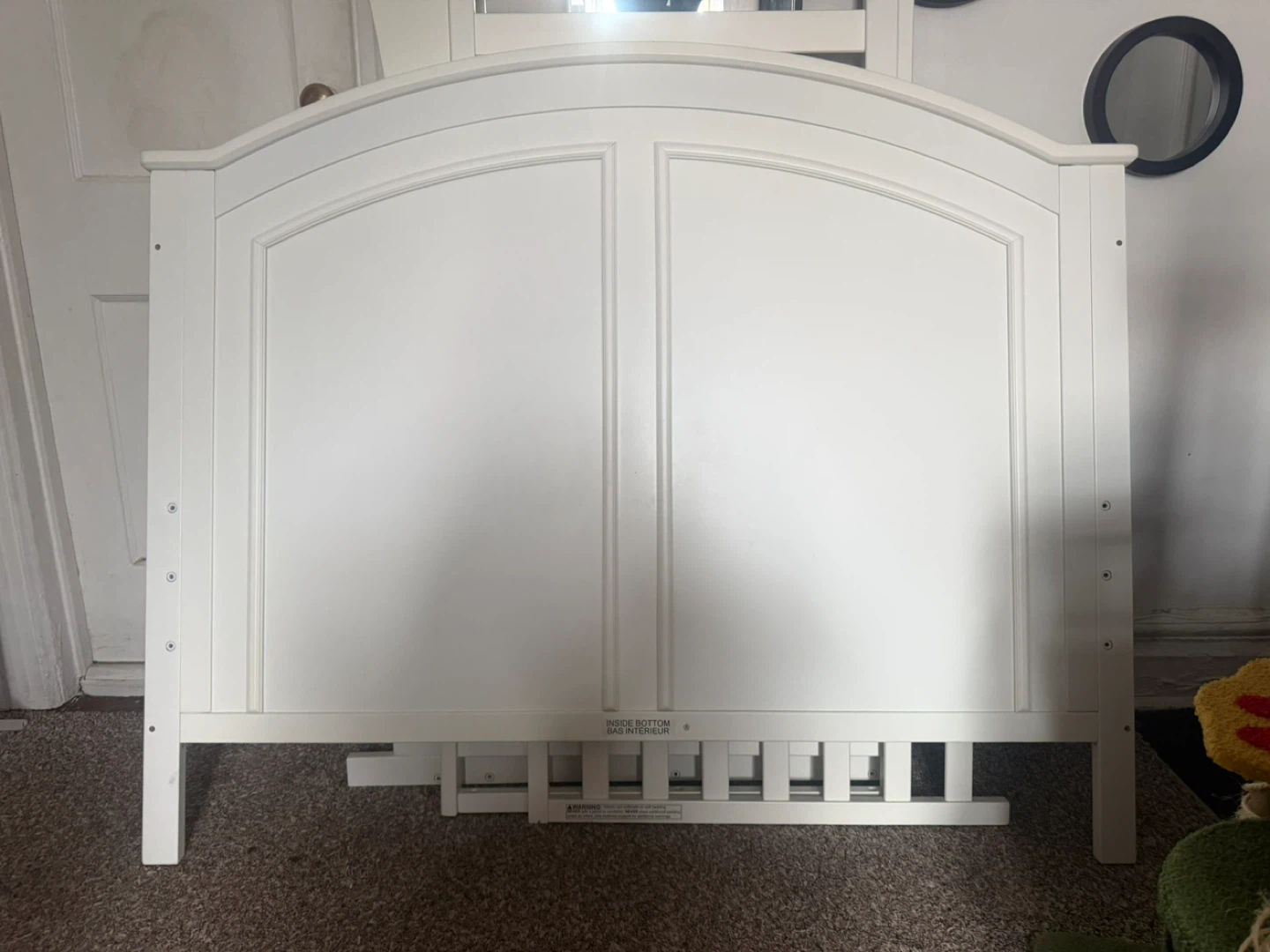 Evolur White Crib with Matterss - photo 2