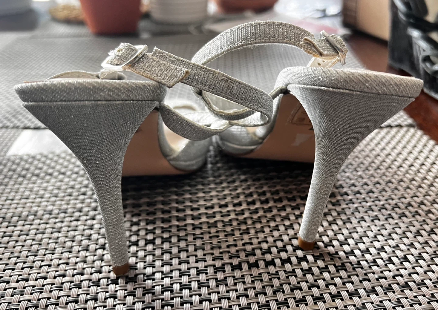 Le Château Silver Glitter Heels - photo 4