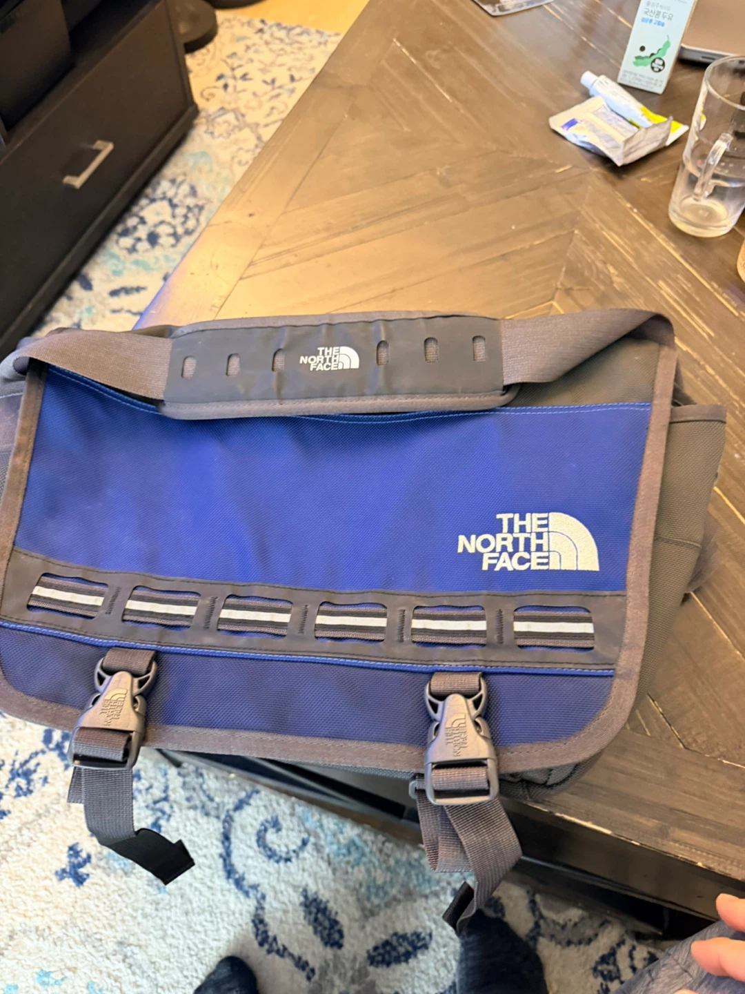 The North Face Messenger Bag - Blue/Gray