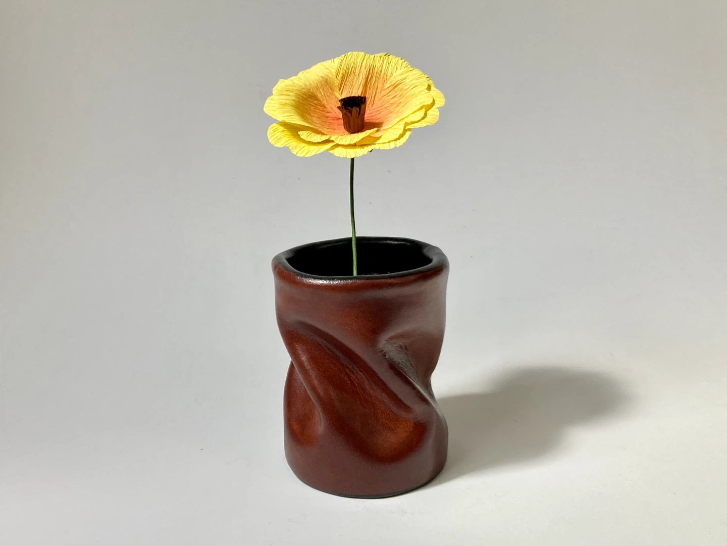 Handcrafted Leather Vessel/Cup