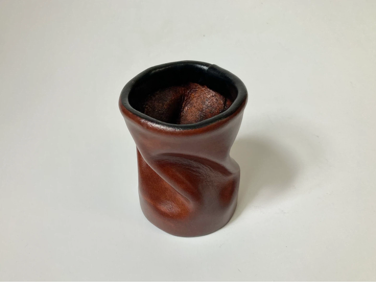 Handcrafted Leather Vessel/Cup - photo 3