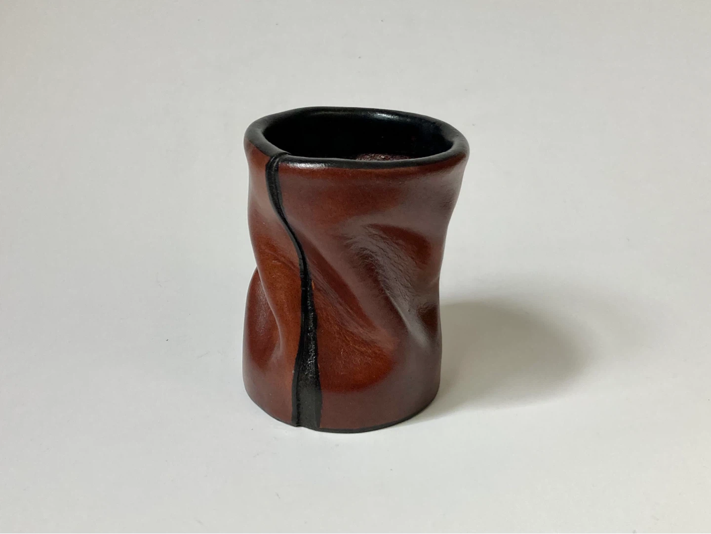 Handcrafted Leather Vessel/Cup - photo 5