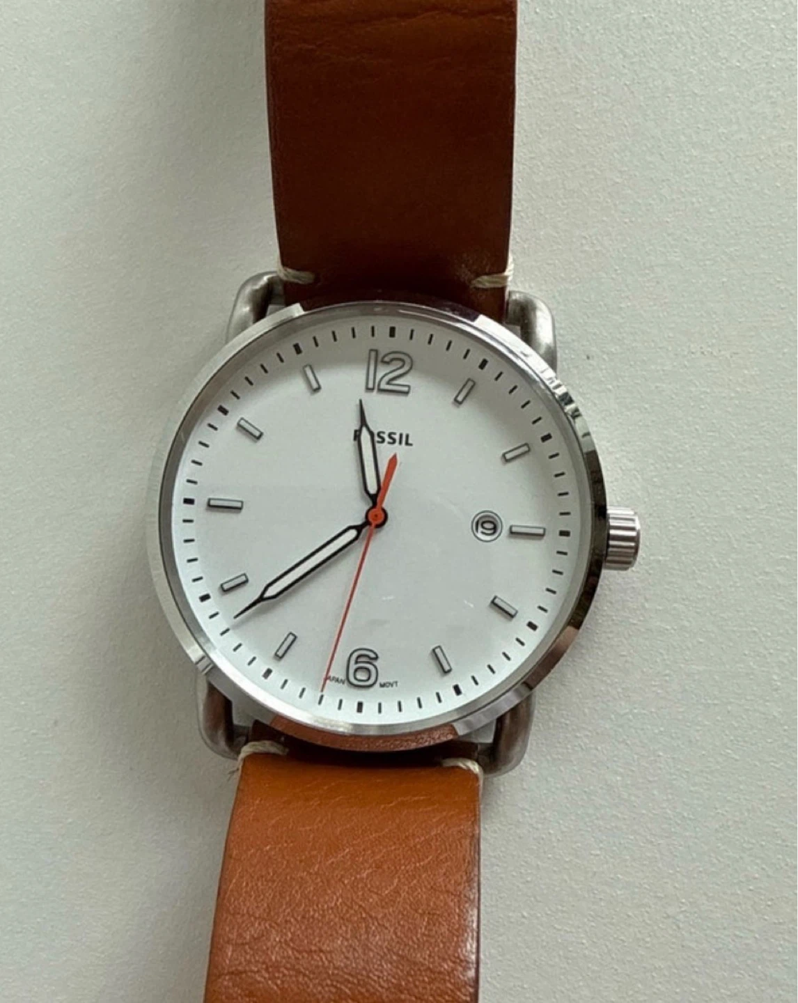 Fossil Watch with Brown Leather Strap - photo 3