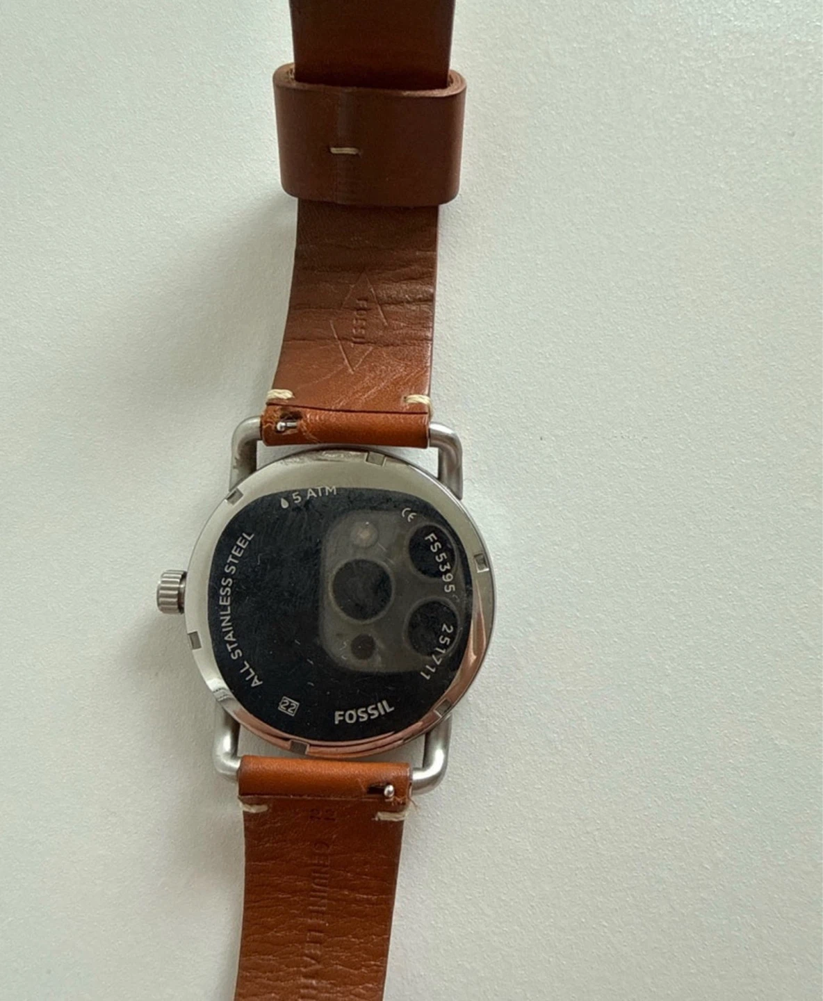 Fossil Watch with Brown Leather Strap - photo 4