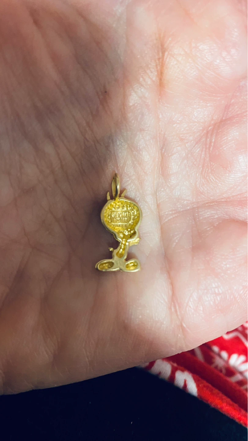 Vintage 14 k tweety bird charm - photo 3