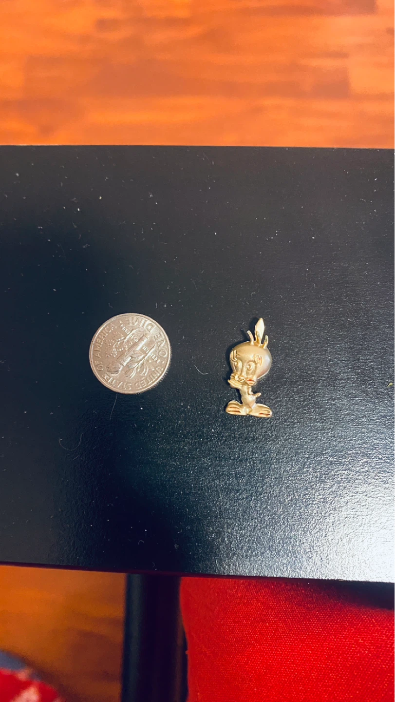 Vintage 14 k tweety bird charm - photo 2