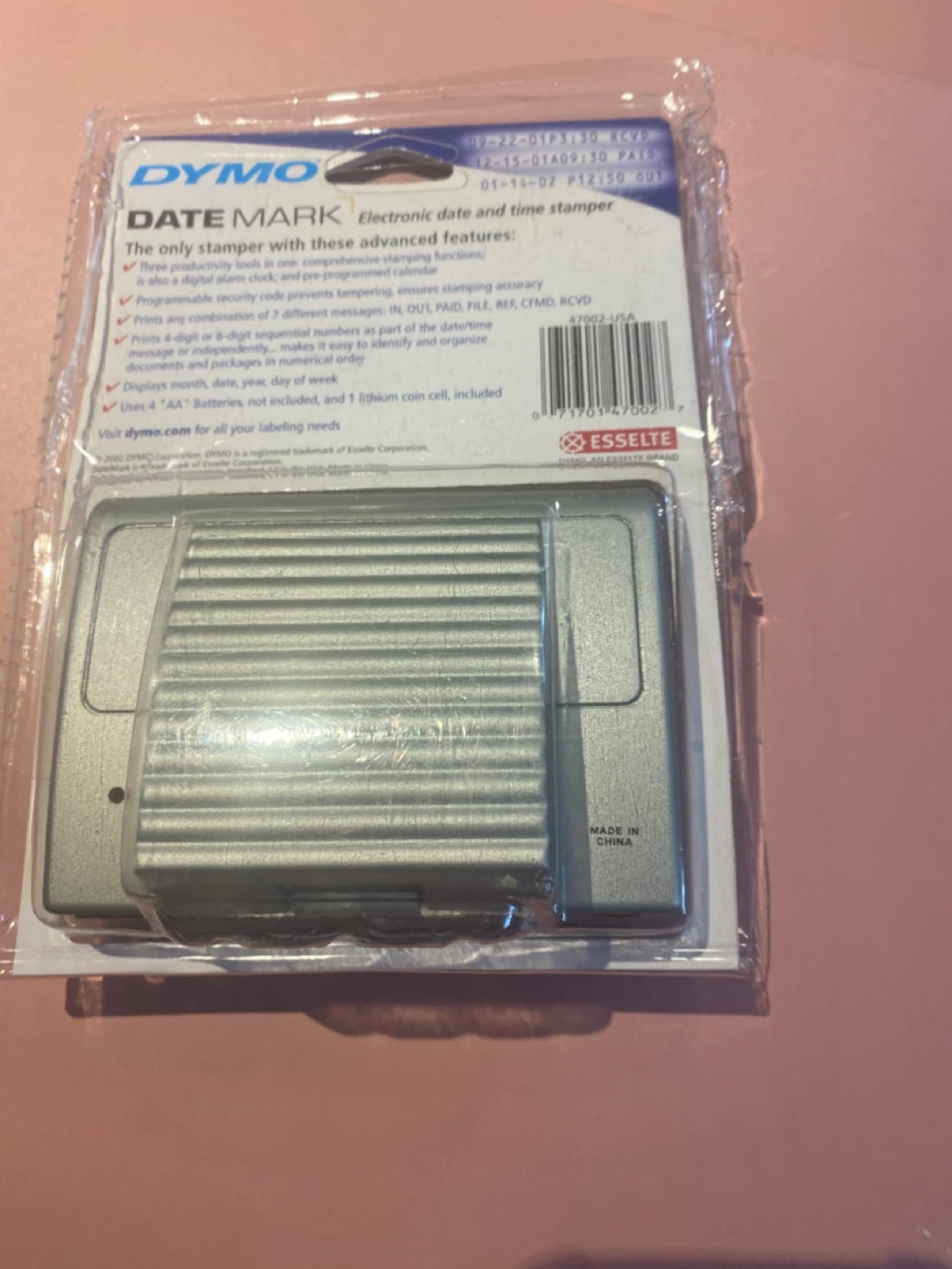 Dymo DateMark Electronic Date and Time Stamper - photo 2