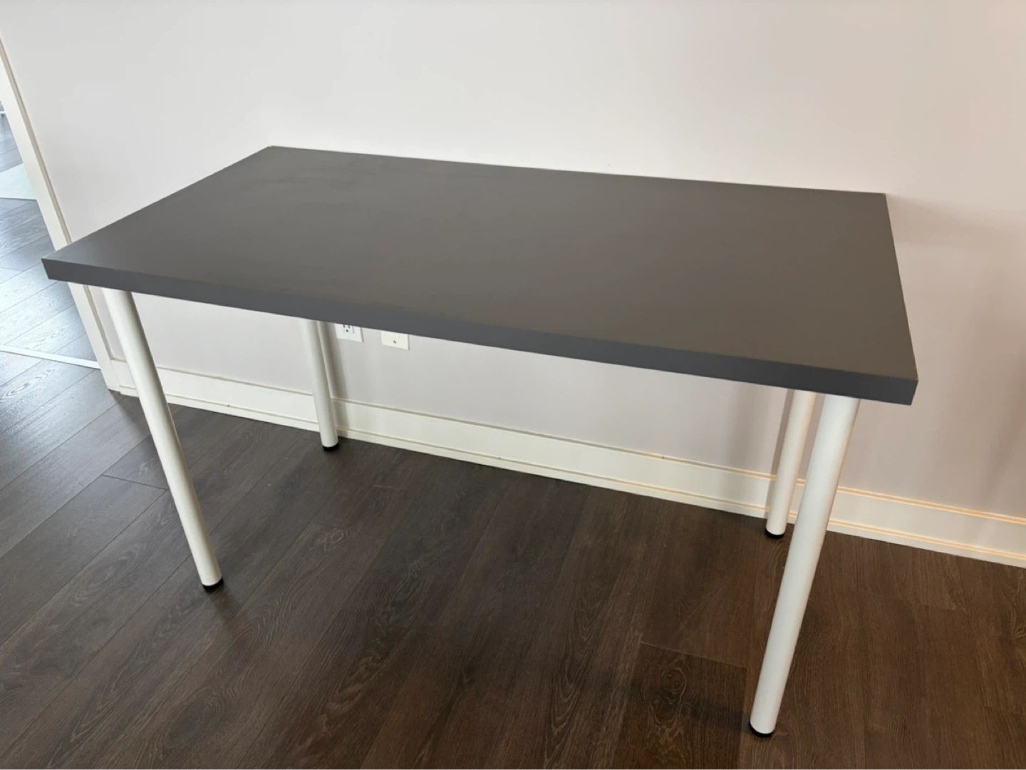 IKEA LAGKAPTEN Table - Dark Gray/White - photo 2