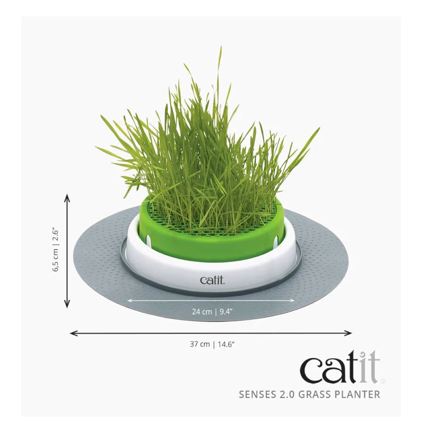 Catit Senses 2.0 Grass Planter - Green - photo 2