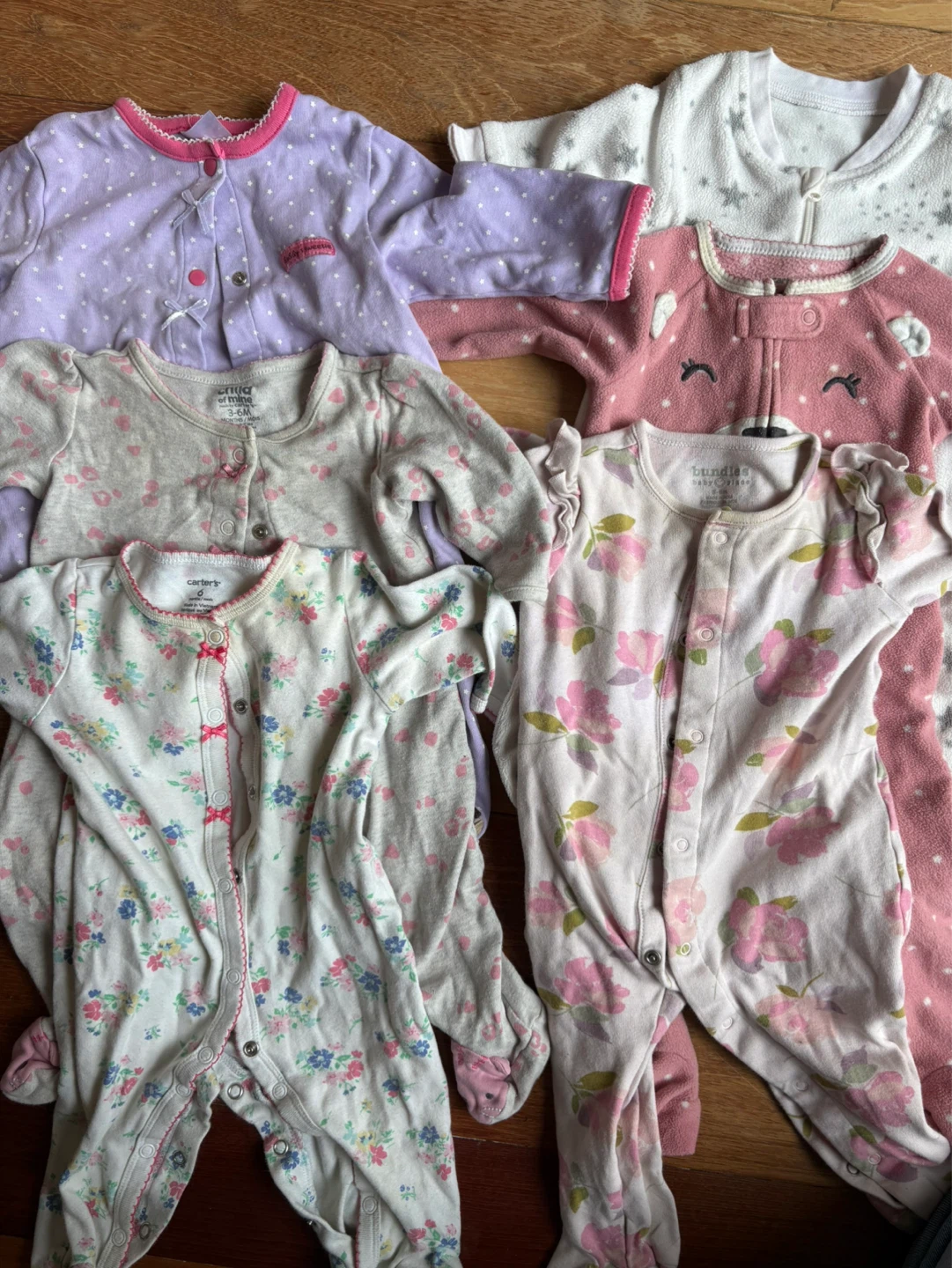 3-6M 6-Piece Baby Sleeper Bundle