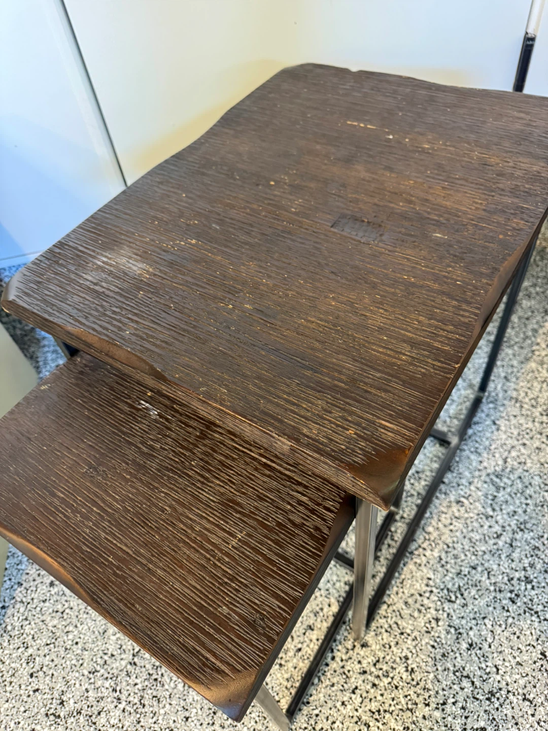 Nesting Table(s) - Dark Wood Finish - photo 2