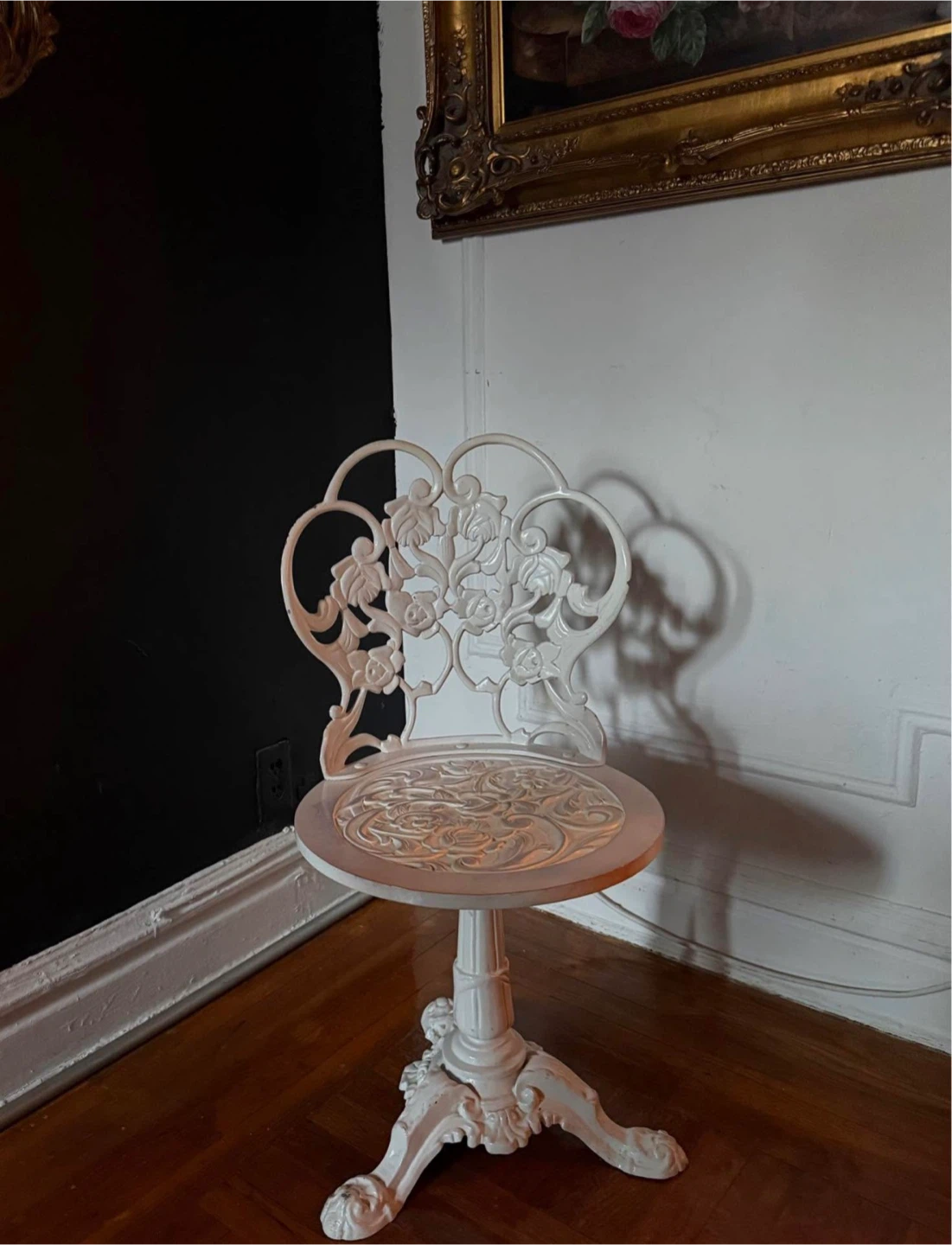 Kessler Cast Iron Rose Vanity Chair - photo 2