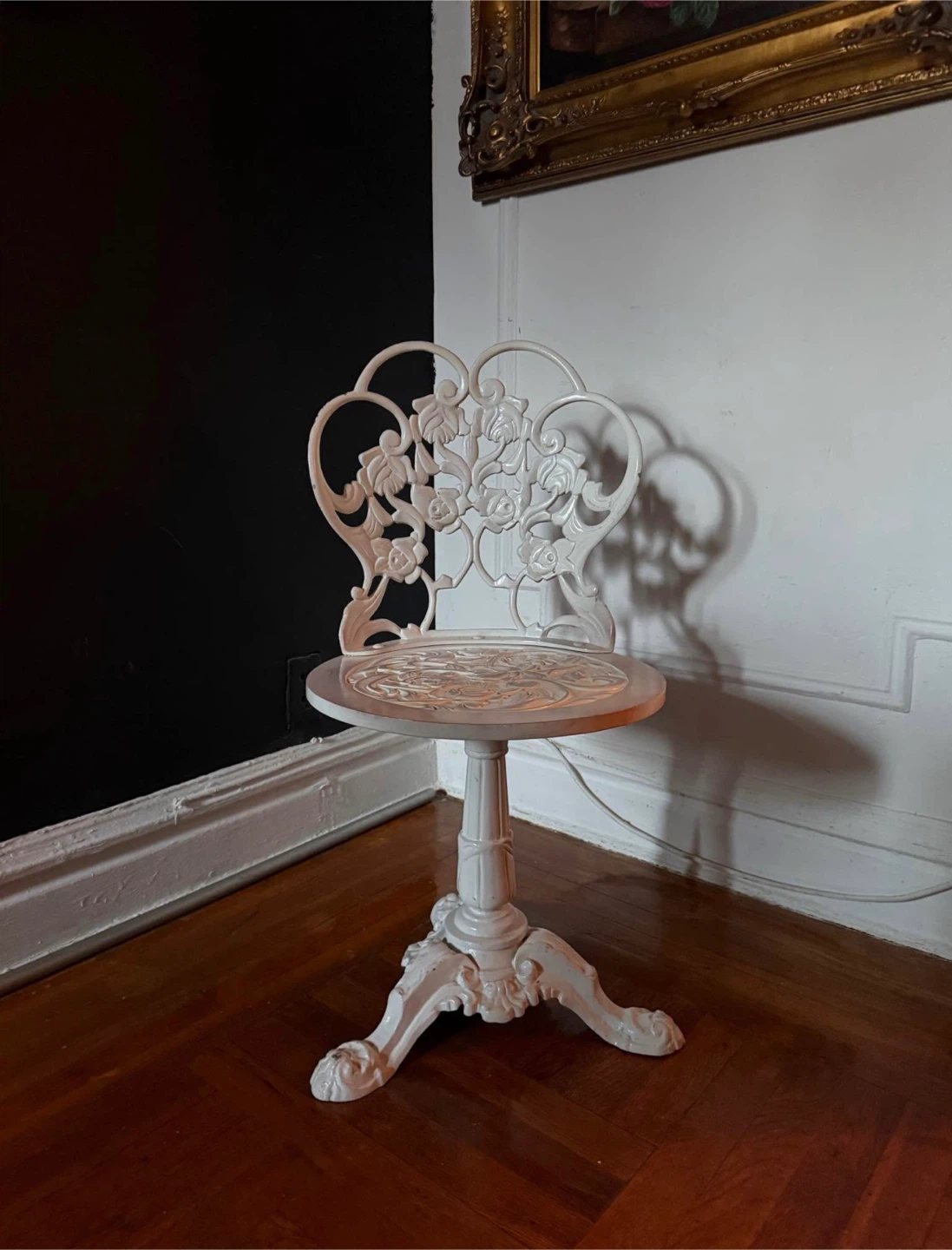 Kessler Cast Iron Rose Vanity Chair