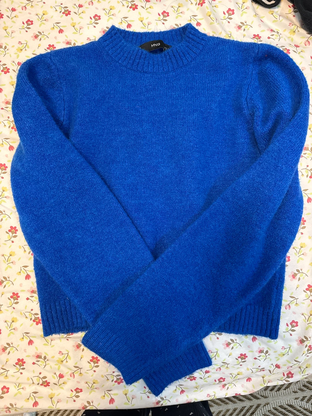 Moving sale-Blue MNGO Crew Neck Sweater