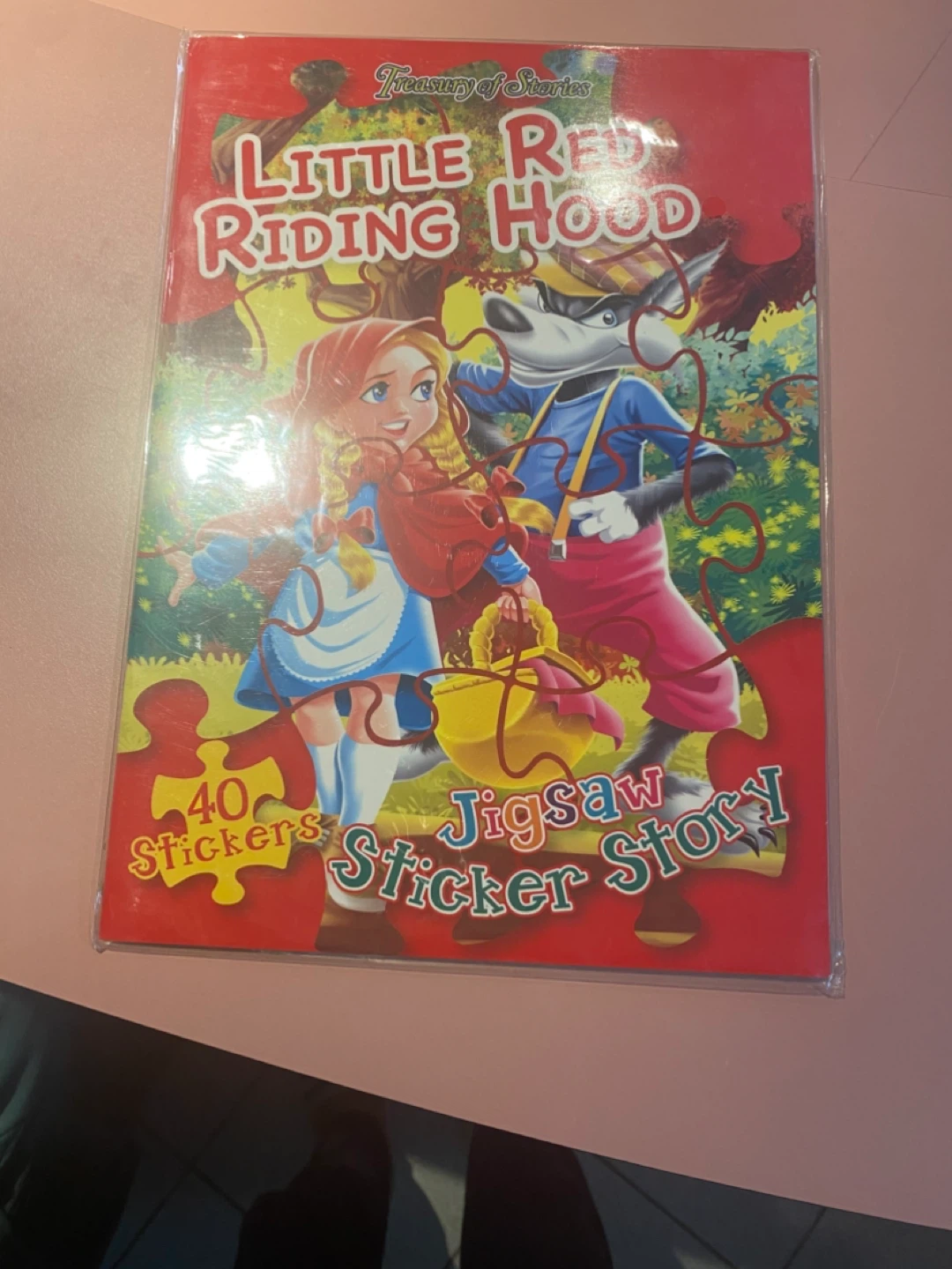 Little Red Riding Hood Jigsaw Sticker Story Book