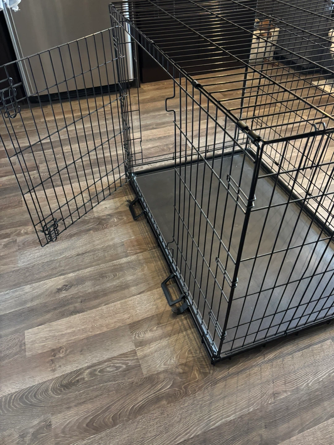 MidWest iCrate Fold & Carry Double Door Dog Crate - 42-in - photo 2