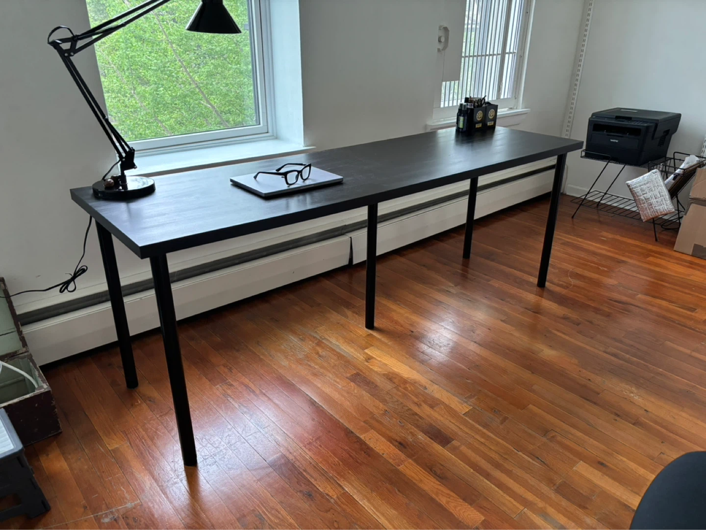 Black Console Table Desk
