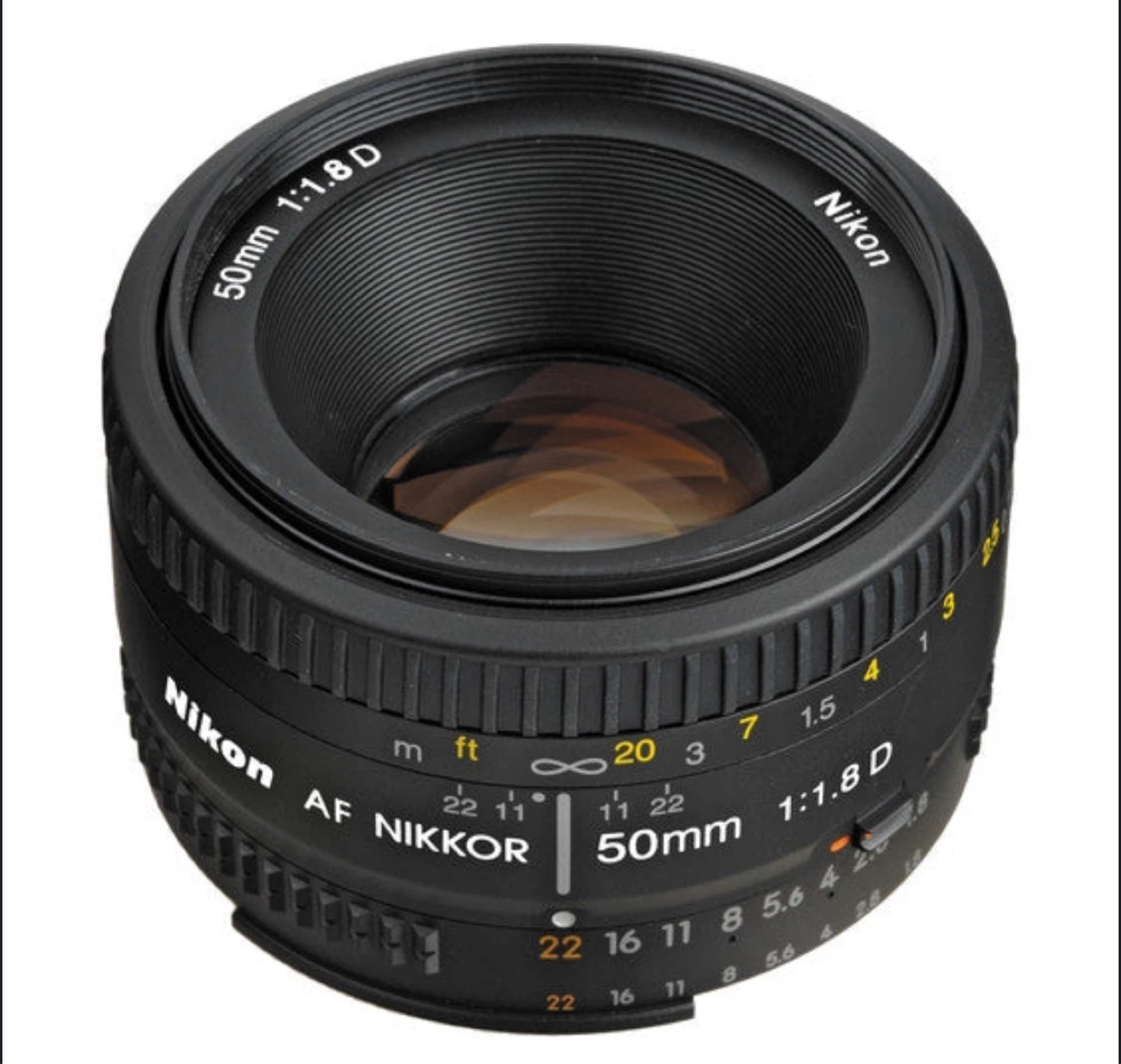 Nikon AF Nikkor 50mm f/1.8D Lens - photo 2