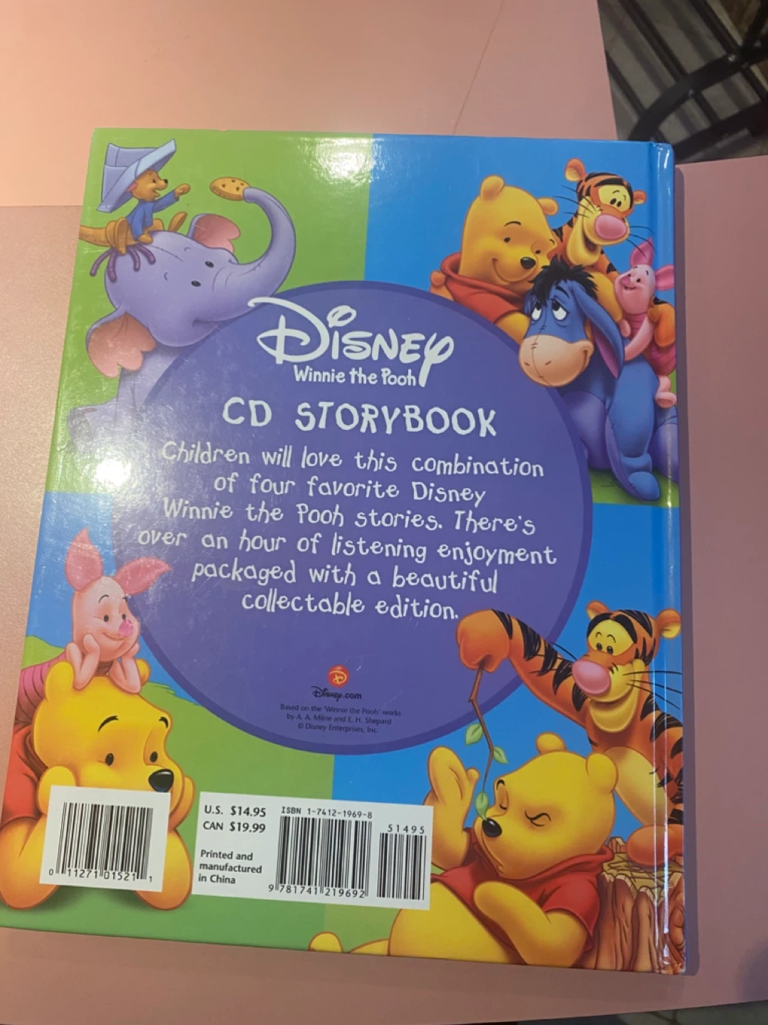 Disney Winnie the Pooh CD Storybook with 4 Stories - photo 2