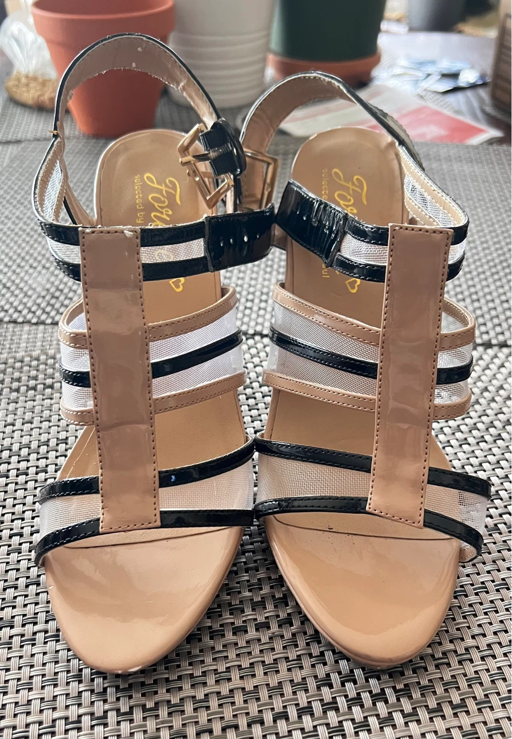 Forever 21 Strappy Heels Size 7