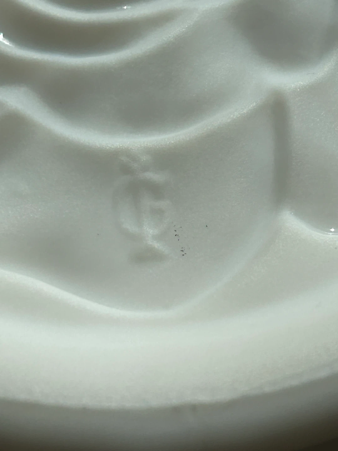 Vintage White Milk Glass Rose Embossed Bowl, Imperial Glass - photo 5