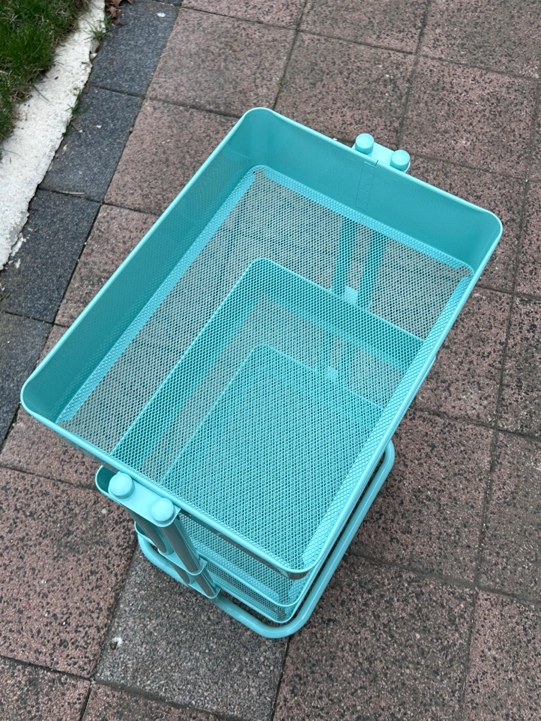 Turquoise 3-Tier Cart - photo 3