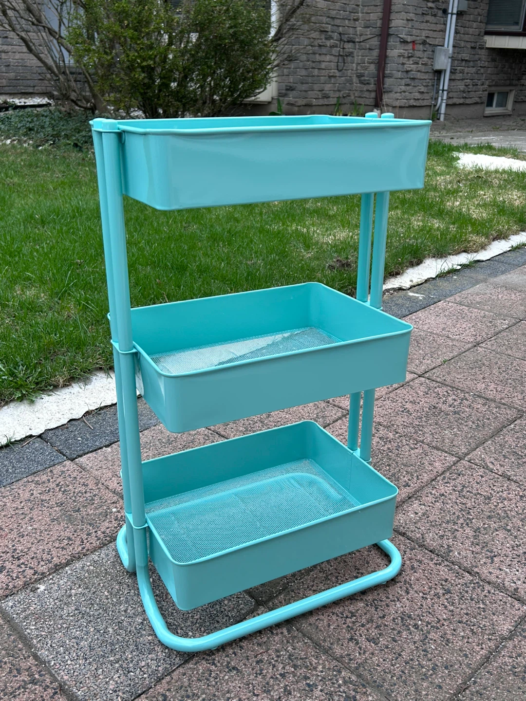 Turquoise 3-Tier Cart - photo 2