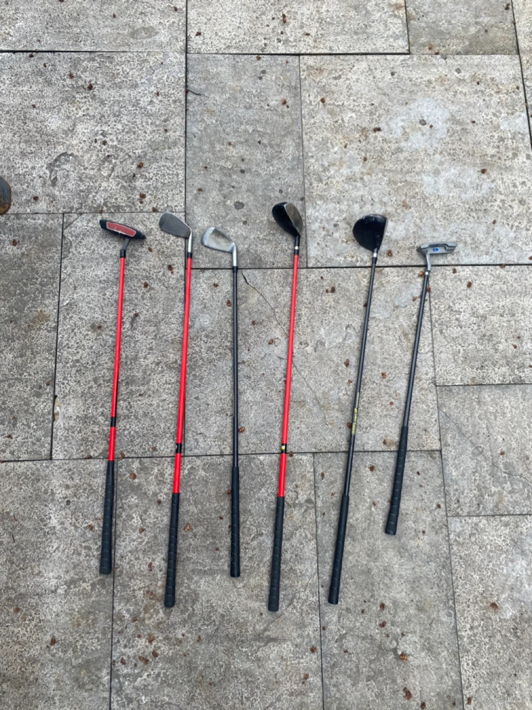 Left-Handed Junior Golfing Set Small Paradise Clubs with Driver