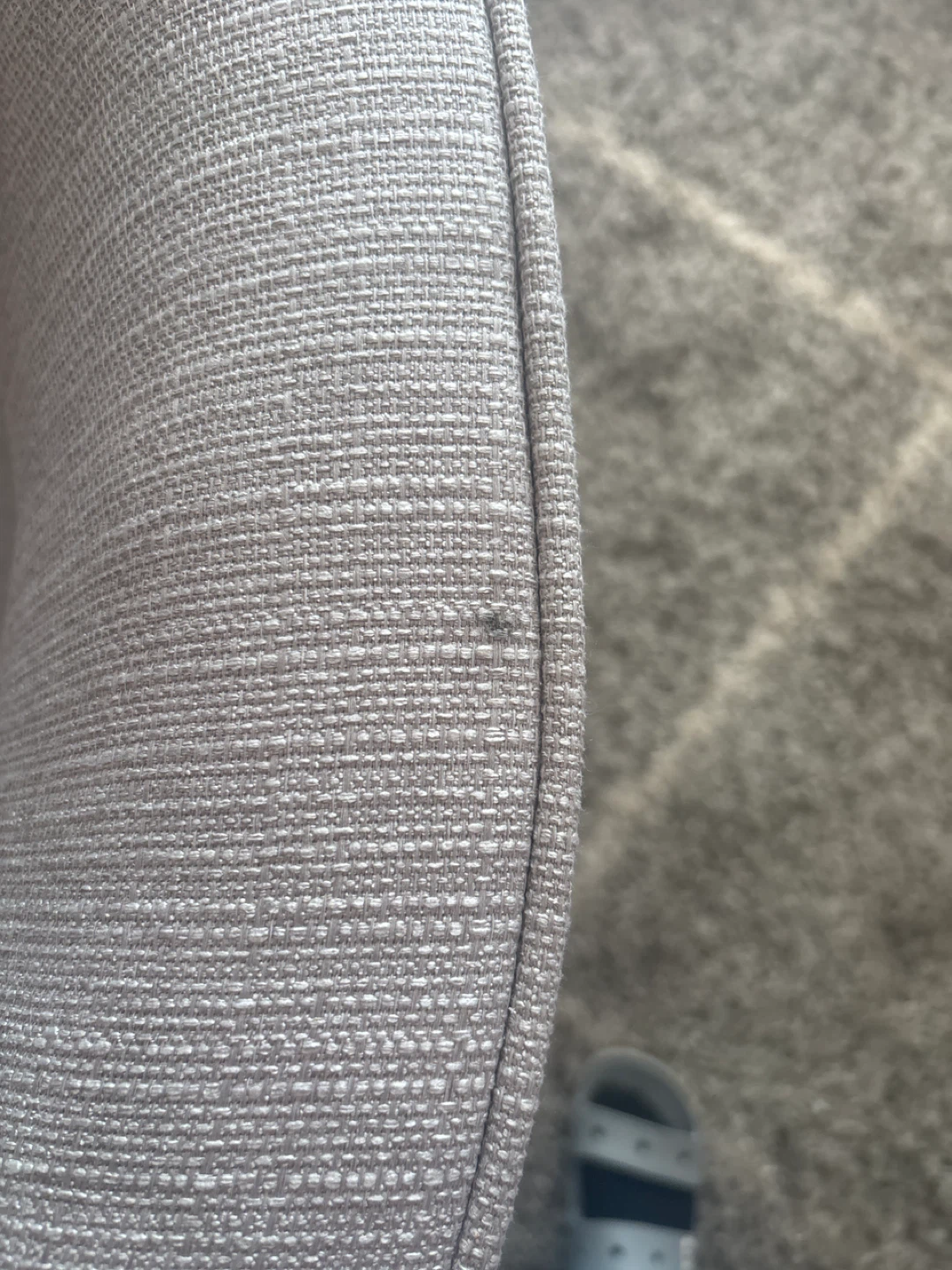Gray Accent Chair with Wooden Legs - photo 4
