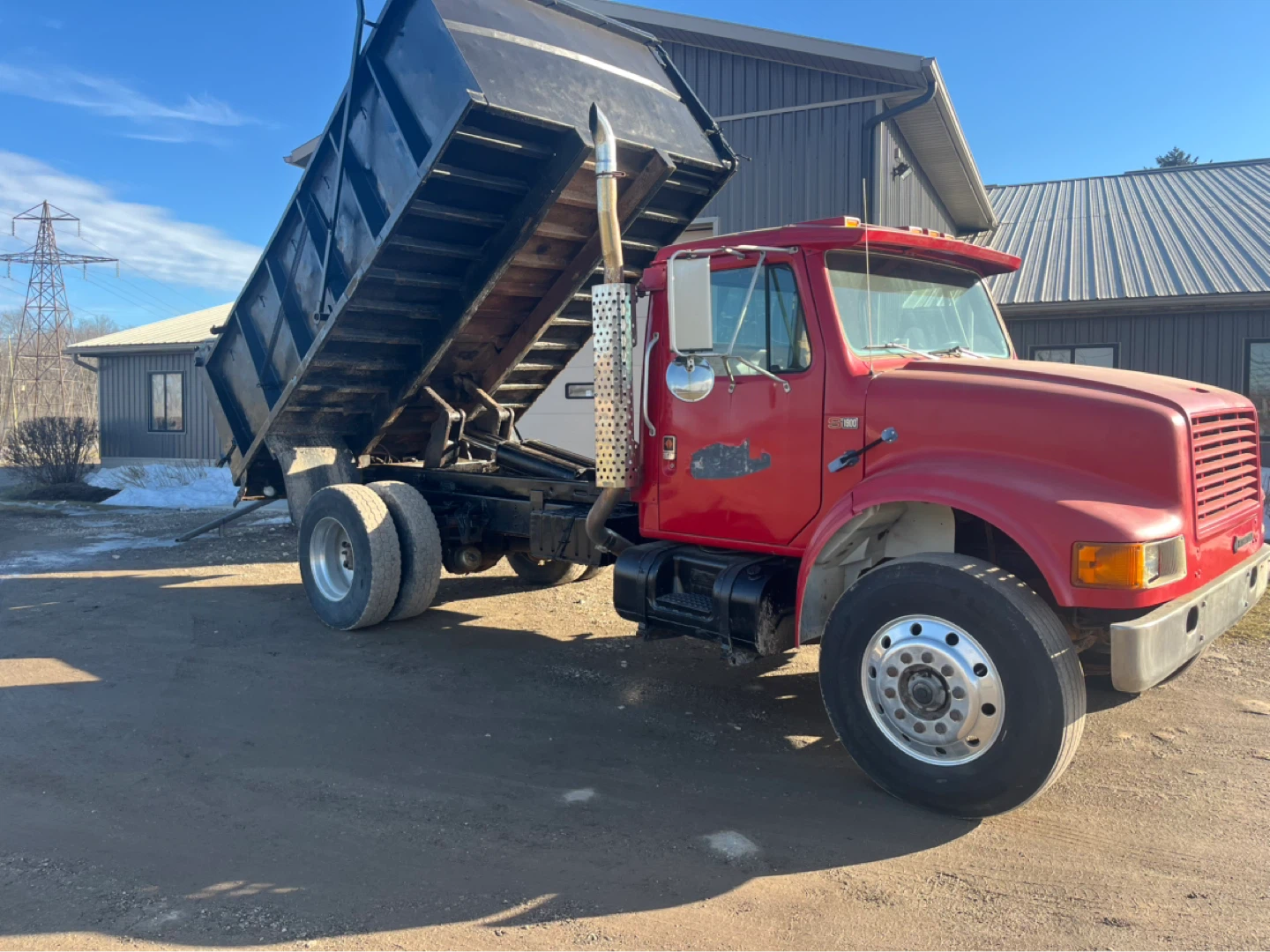 Red International Dump Truck - photo 3