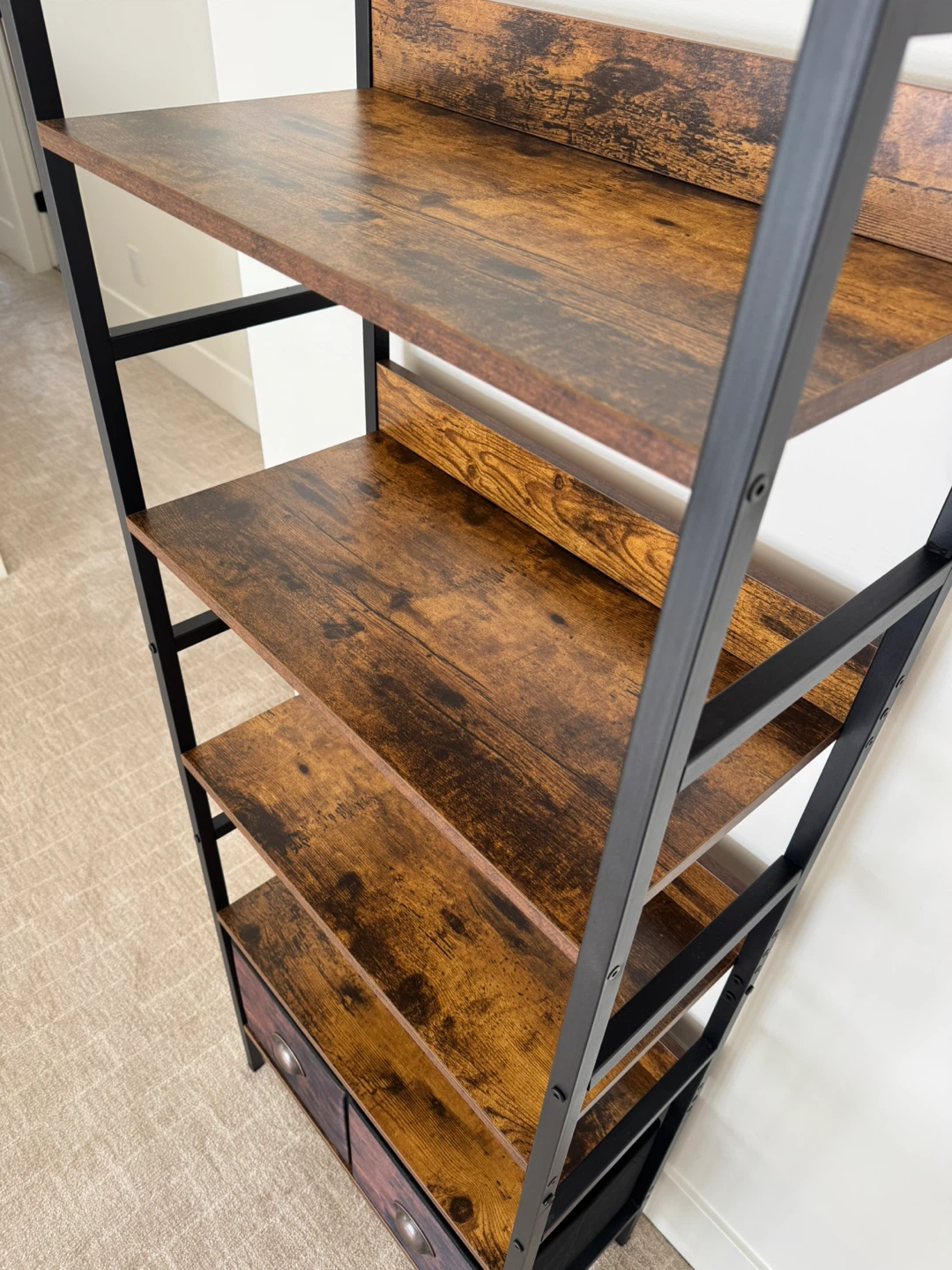 5-Tier Shelf with 2 Drawers - photo 2