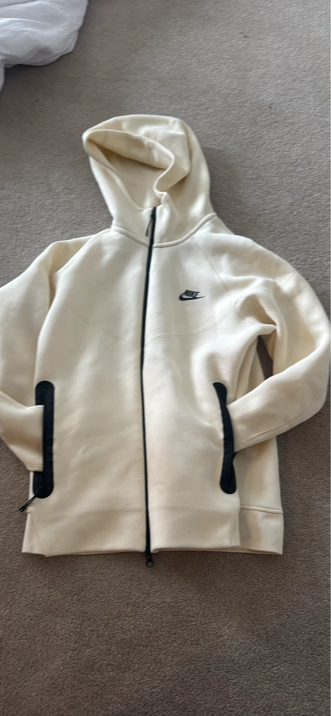Nike Tech Fleece Full-Zip Hoodie - Cream
