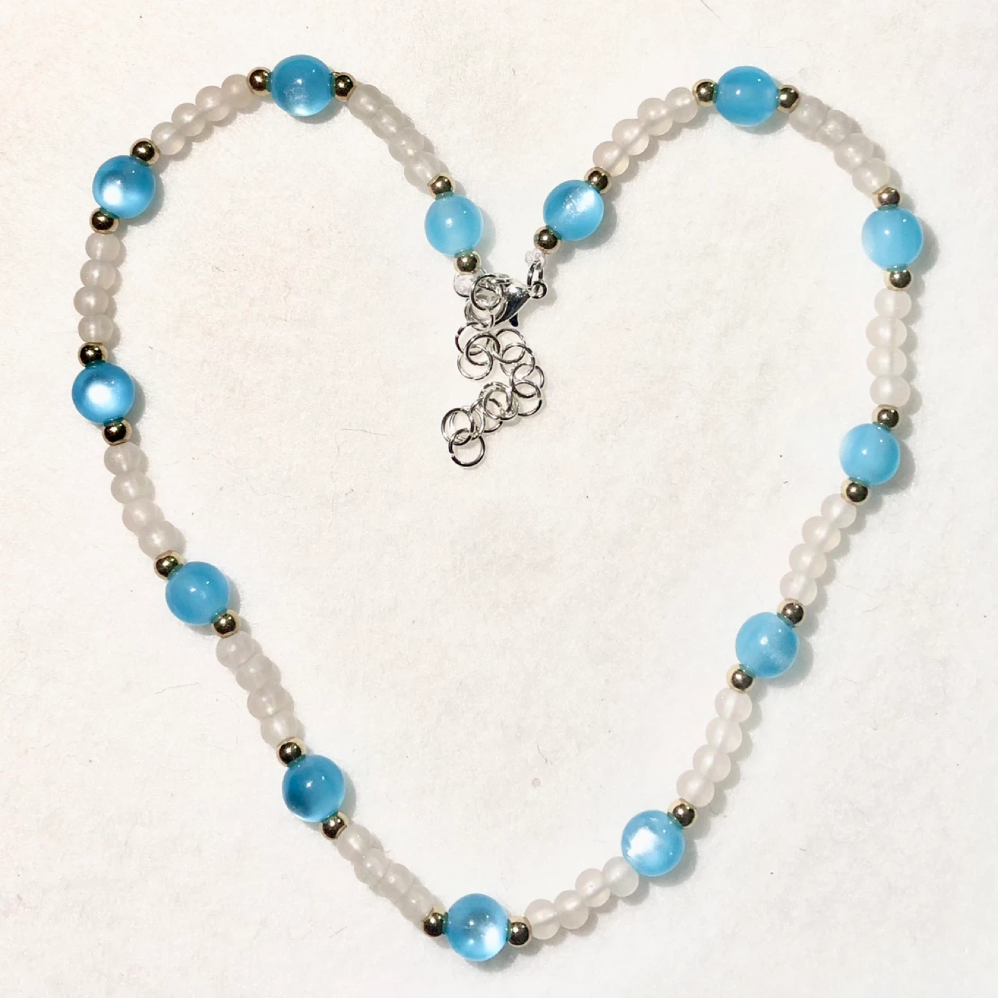 Blue and White Necklace - photo 2