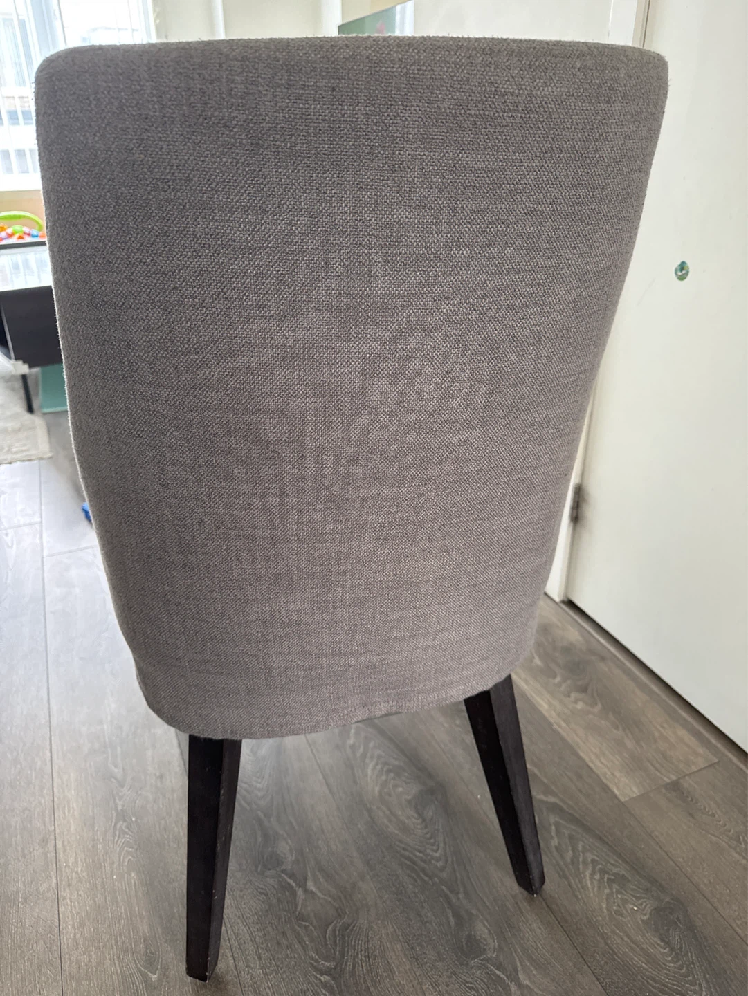 Grey Fabric Dining Chair - photo 3