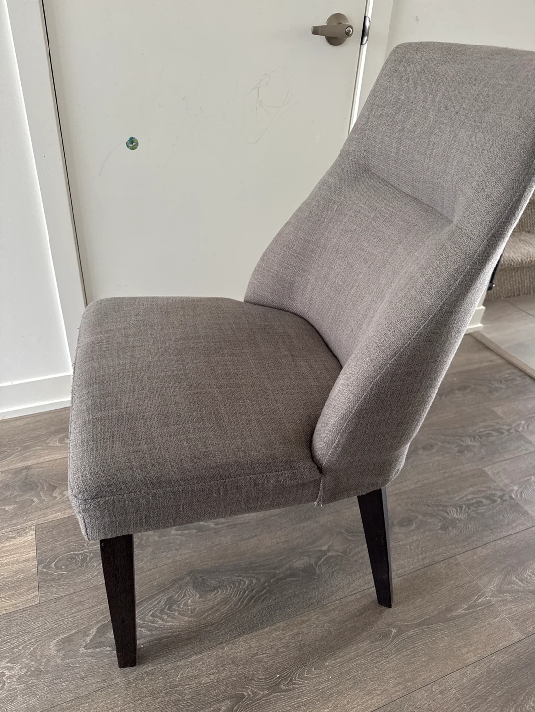 Grey Fabric Dining Chair