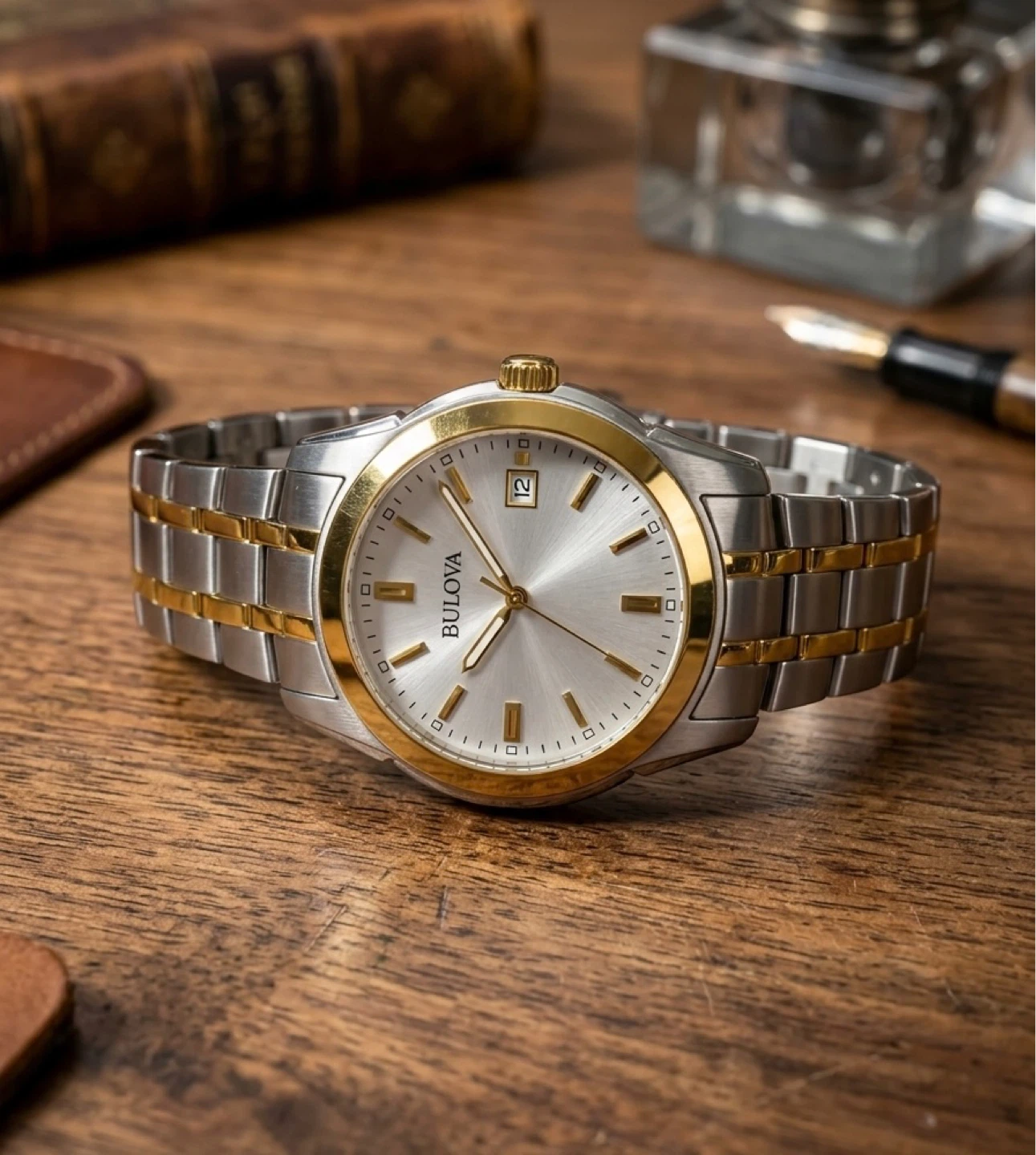 Bulova Two-Tone Stainless Steel Watch