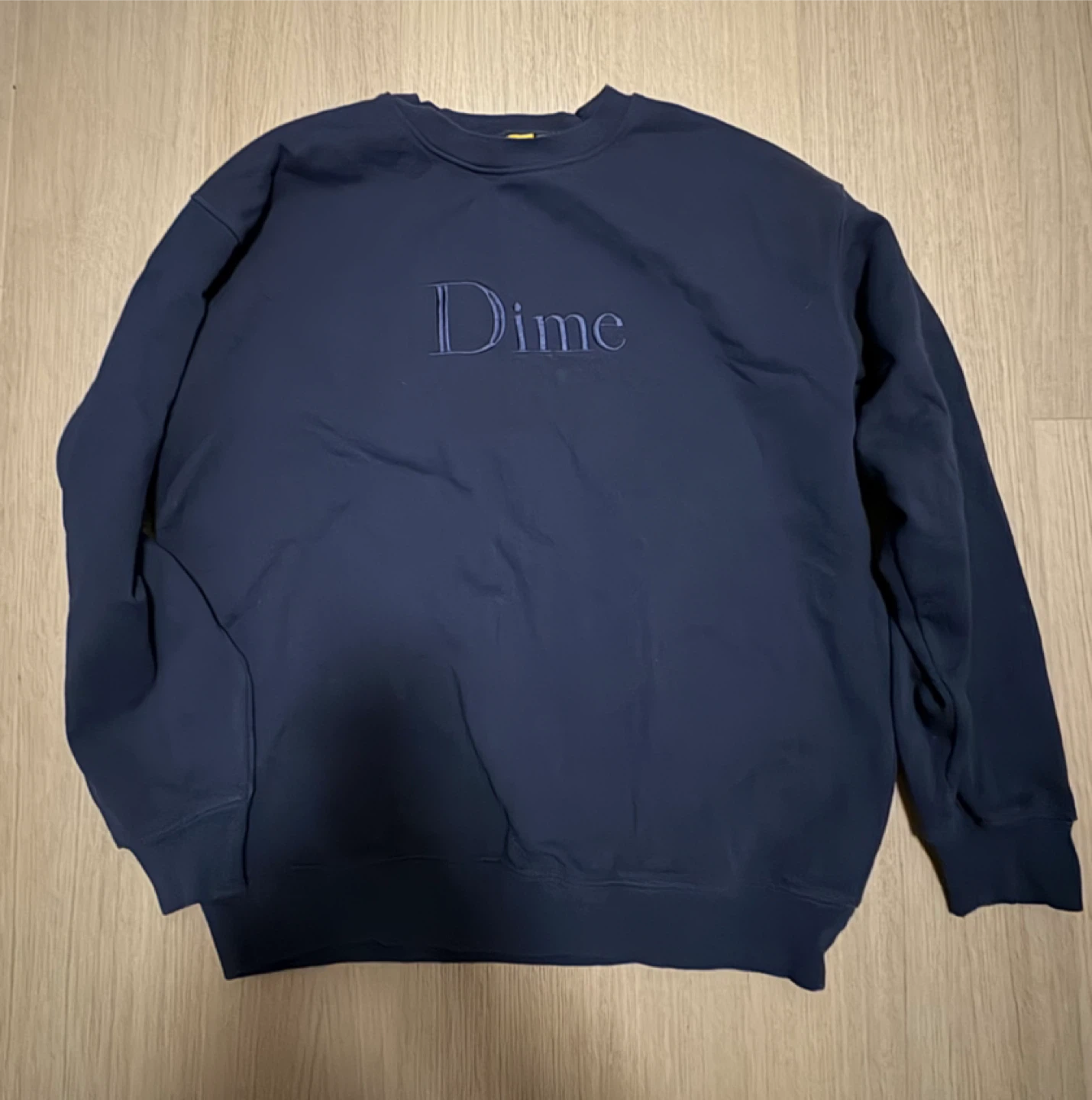 Dime Navy Crewneck Sweatshirt