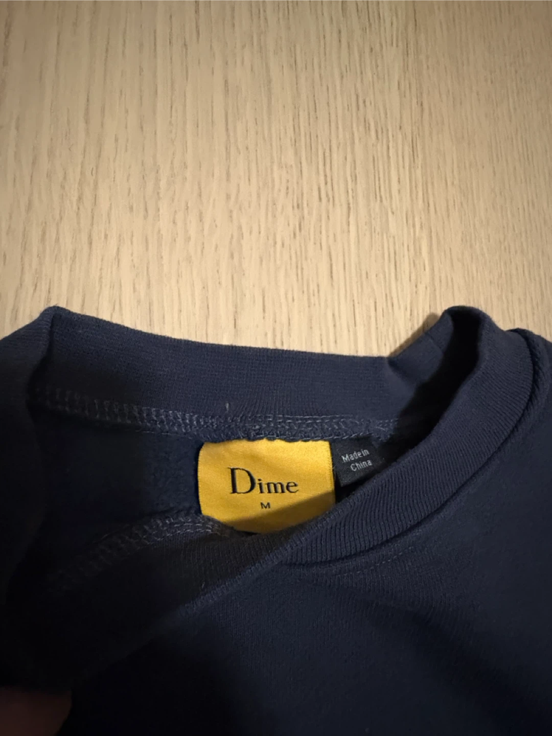 Dime Navy Crewneck Sweatshirt - photo 2