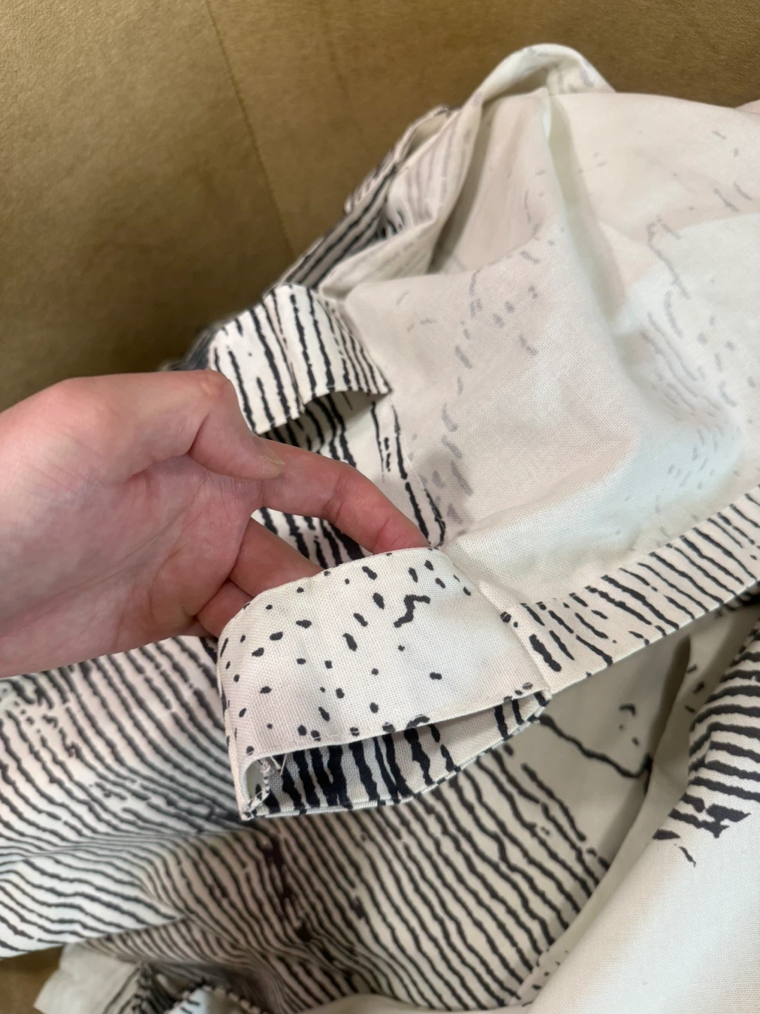West Elm Cloud Print Cotton Curtains set of 2 48x96" - photo 4