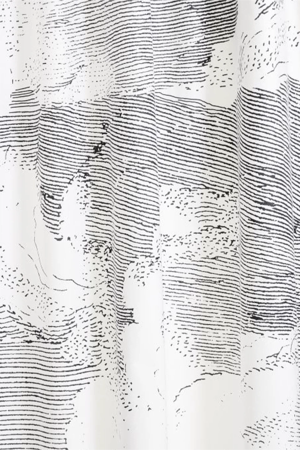 West Elm Cloud Print Cotton Curtains set of 2 48x96" - photo 2