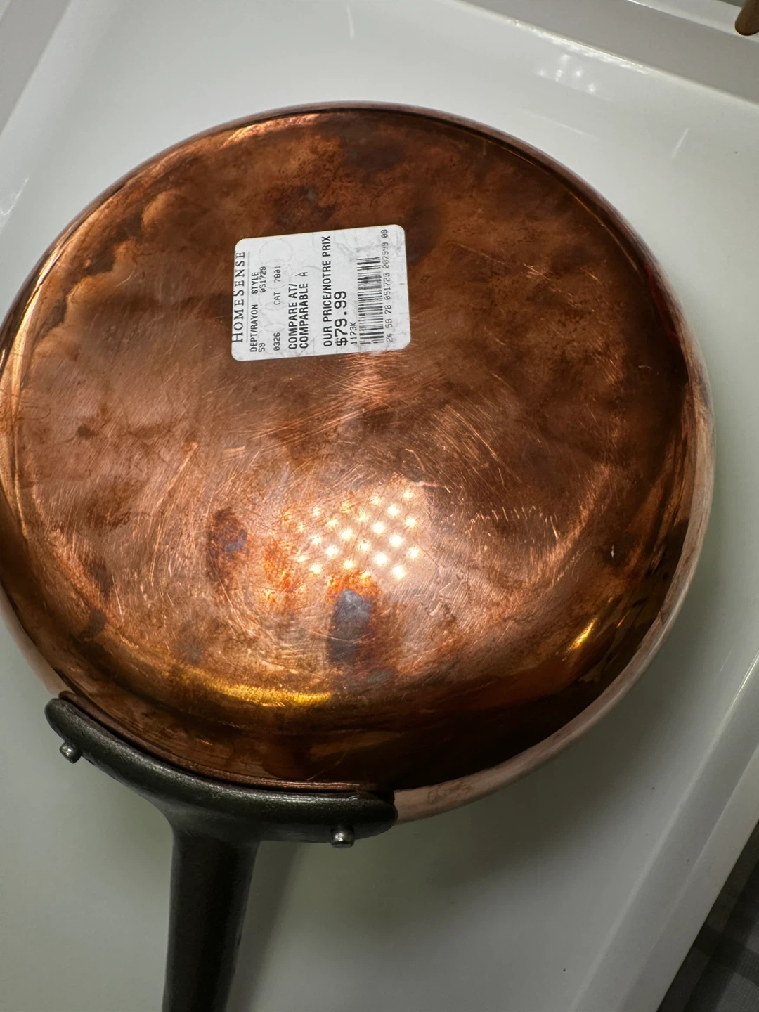 HOMESENSE Copper Sauté Pan - 10 inch - photo 2