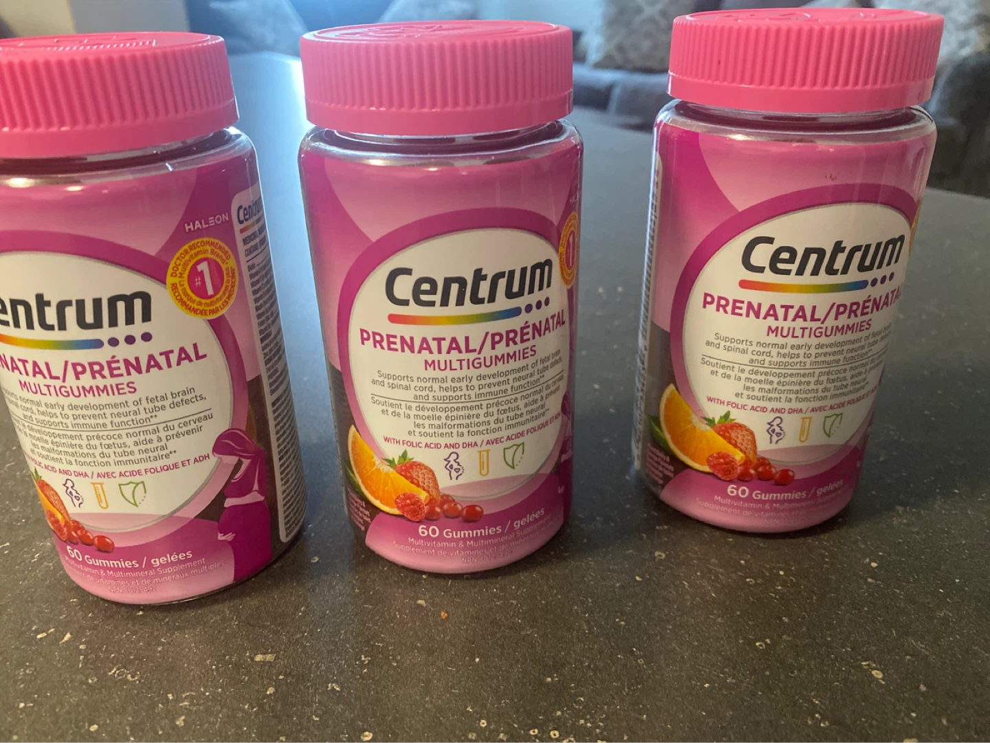 New (Unopened) Centrum Prenatal Multigummies - 3 packs