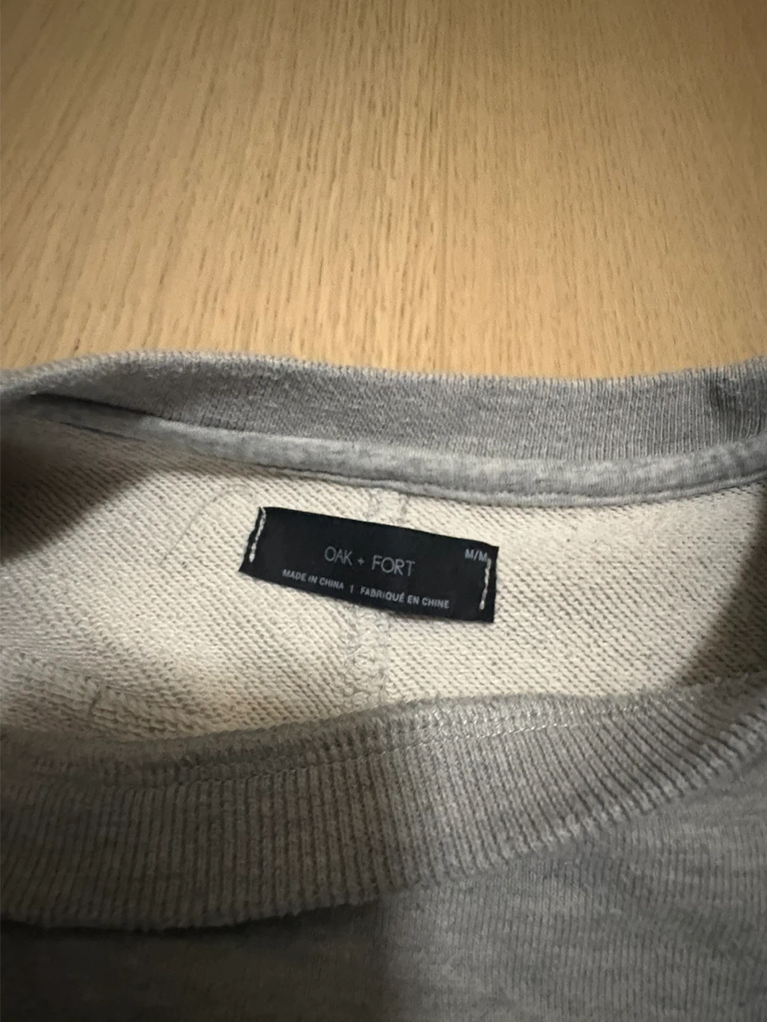 Oak + Fort Grey Crewneck Sweatshirt - photo 2