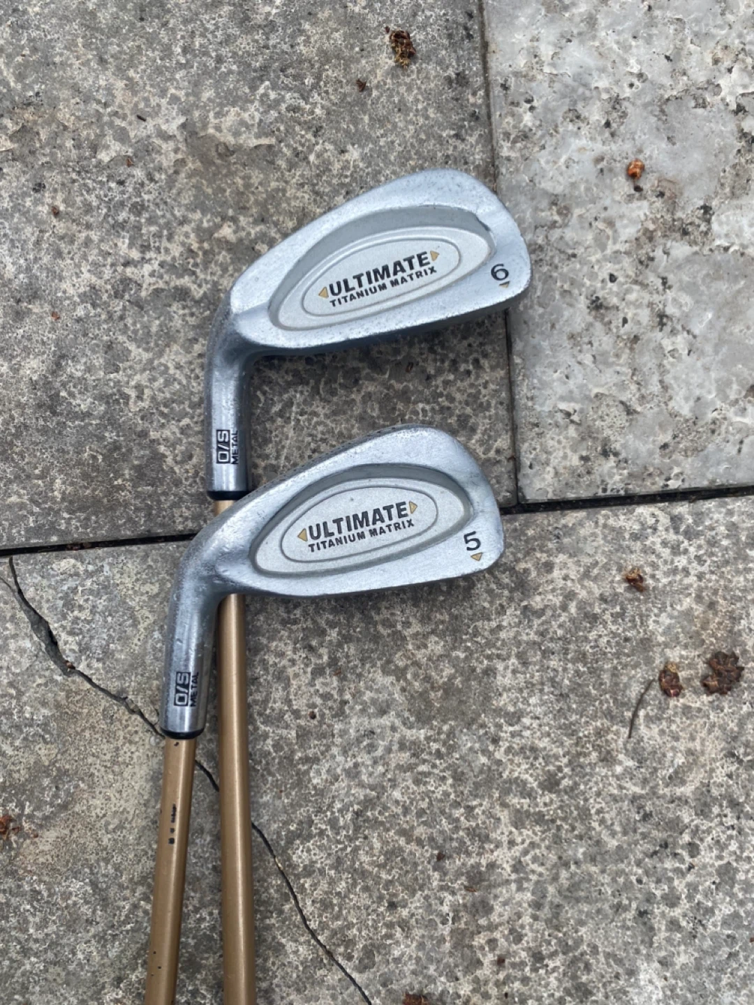 Ultimate Titanium Golf Clubs Left-Handed 5 and 6 Iron Lefty
