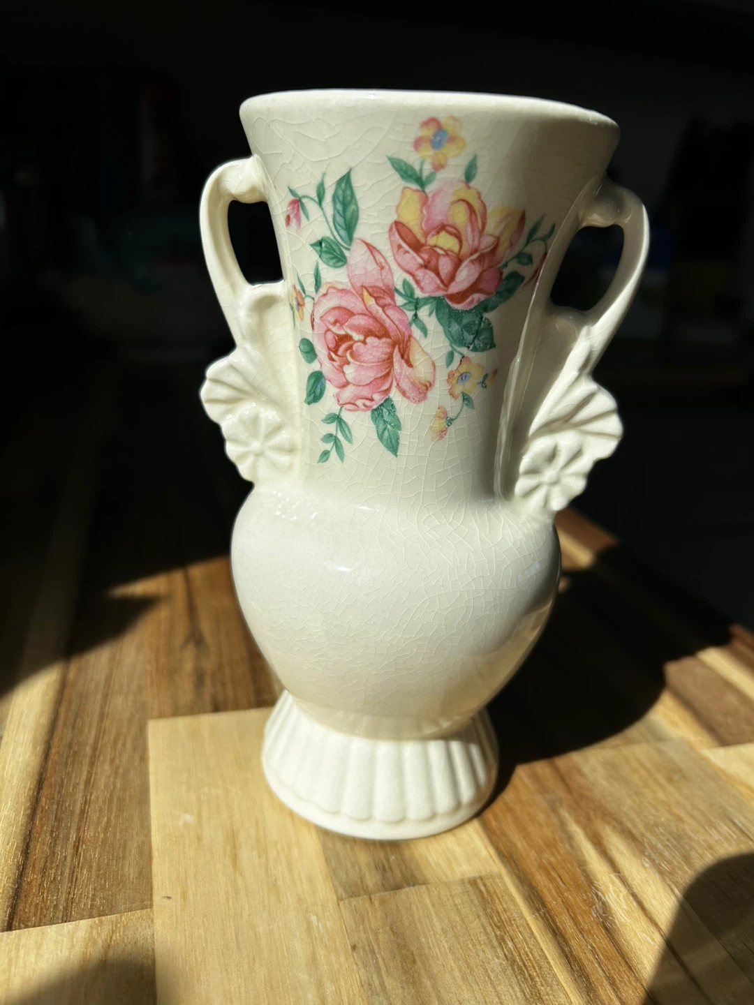 Vintage Royal Copley Floral Vase