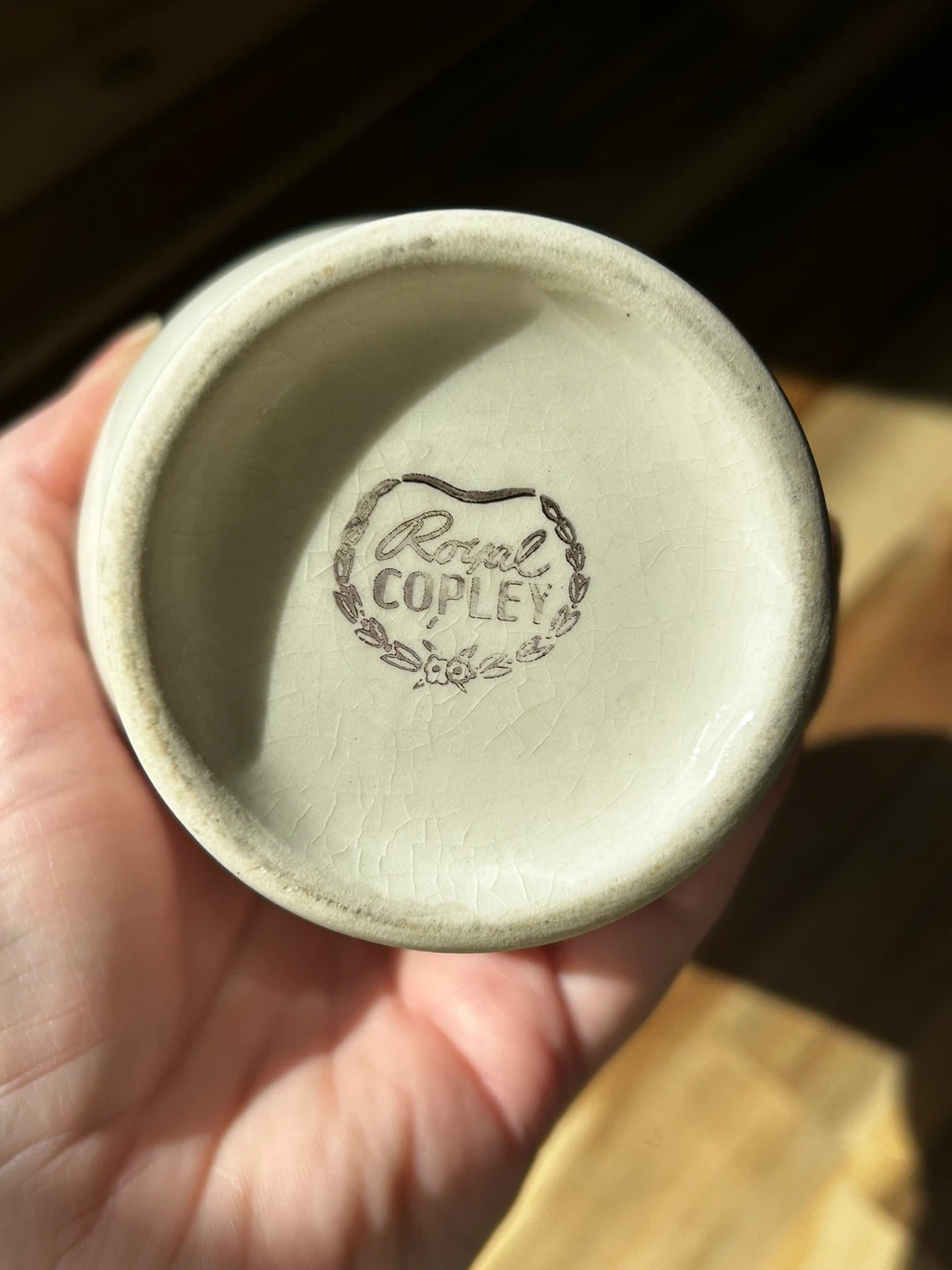 Vintage Royal Copley Floral Vase - photo 4