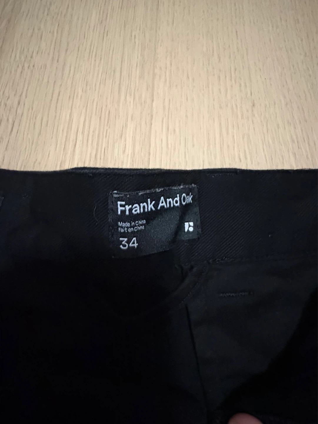 Frank And Oak Men's Black Shorts Size 34 - photo 2