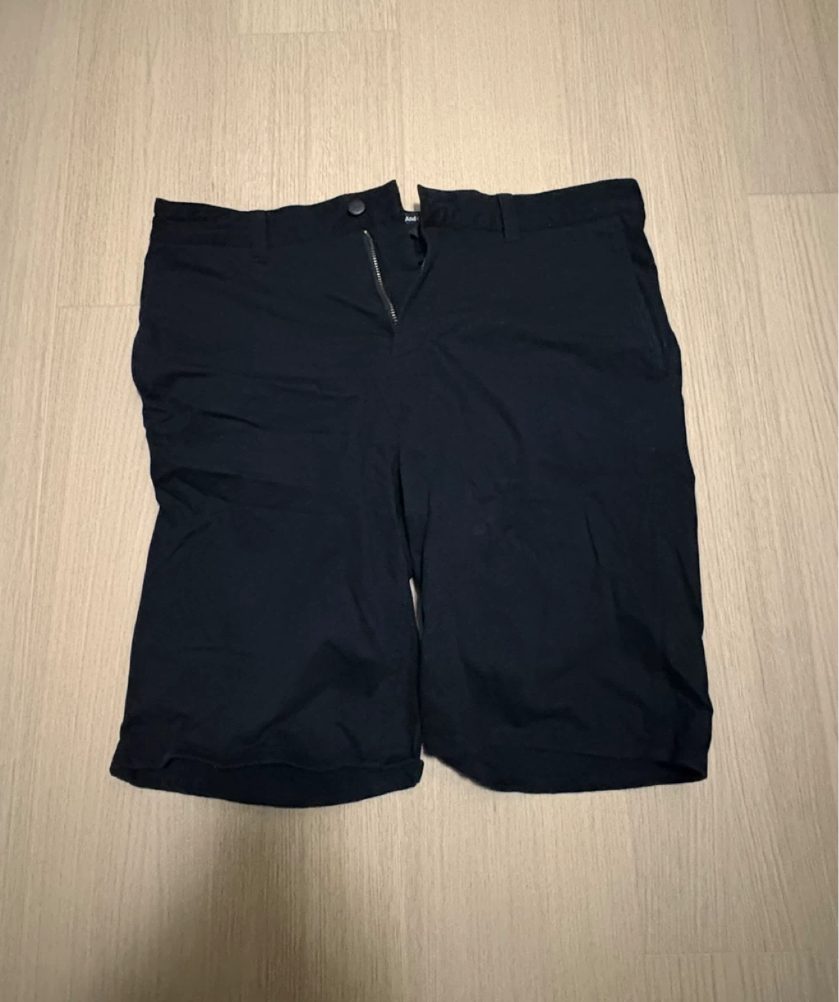 Frank And Oak Men's Black Shorts Size 34