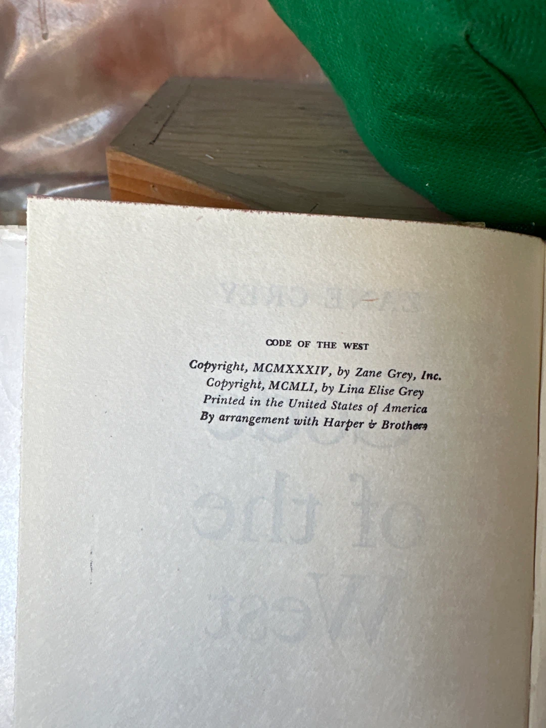 Code of the West by Zane Grey - photo 2